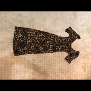 Leopard fitted dress!